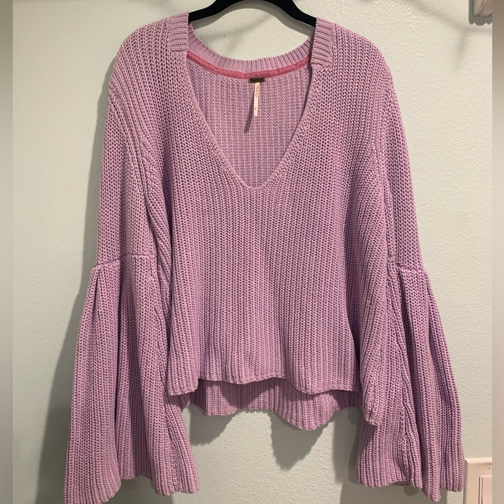 Free People Bell Sleeve Sweater